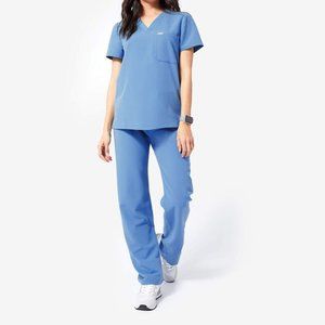 Figs Ceil Blue Livingston Pants - SM